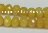 CCN2861 15.5 inches 4*6mm faceted rondelle candy jade beads