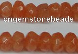 CCN2872 15.5 inches 5*8mm faceted rondelle candy jade beads
