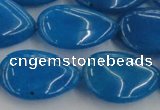 CCN3902 15.5 inches 18*25mm flat teardrop candy jade beads