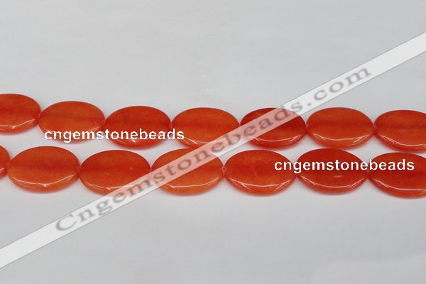 CCN3986 15.5 inches 30*40mm oval candy jade beads wholesale