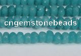 CCN4138 15.5 inches 4*6mm faceted rondelle candy jade beads