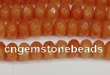 CCN4152 15.5 inches 5*8mm faceted rondelle candy jade beads