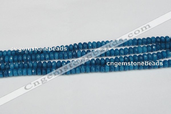 CCN4166 15.5 inches 5*8mm faceted rondelle candy jade beads
