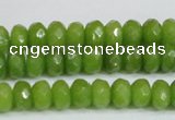 CCN4168 15.5 inches 5*8mm faceted rondelle candy jade beads