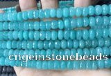 CCN5150 15 inches 5*8mm faceted rondelle candy jade beads