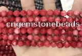 CCN5240 15 inches 8mm faceted nuggets candy jade beads