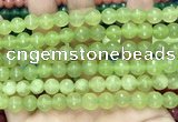 CCN6322 15.5 inches 8mm faceted round candy jade beads Wholesale