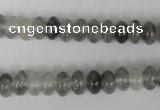 CCQ326 15.5 inches 5*8mm rondelle cloudy quartz beads wholesale