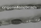 CCQ355 15.5 inches 6*12mm cuboid cloudy quartz beads wholesale