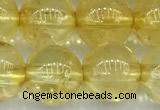 CCR401 15 inches 10mm round citrine beads, 2mm hole