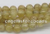 CCR81 15.5 inches 8mm round citrine gemstone beads wholesale