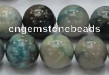 CCS23 15.5 inches 20mm round natural chrysocolla gemstone beads