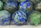 CCS921 15 inches 8mm faceted round chrysocolla beads wholesale