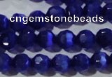 CCT364 15 inches 6mm faceted round cats eye beads wholesale
