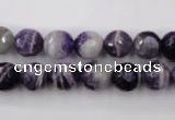 CDA153 15.5 inches 10mm faceted round dogtooth amethyst beads