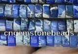 CDE1228 15.5 inches 2.5*4mm heishi sea sediment jasper beads