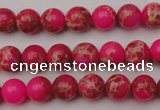 CDE2012 15.5 inches 6mm round dyed sea sediment jasper beads