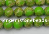CDE2068 15.5 inches 8mm round dyed sea sediment jasper beads