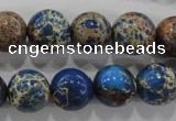 CDE815 15.5 inches 12mm round dyed sea sediment jasper beads wholesale