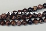 CDI361 15.5 inches 6mm round dyed imperial jasper beads