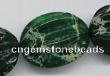 CDI78 16 inches 26*33mm star fruit shaped dyed imperial jasper beads