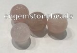 CDN1001 20mm round rose quartz decorations wholesale