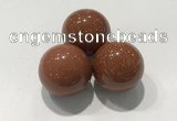 CDN1054 30mm round goldstone decorations wholesale