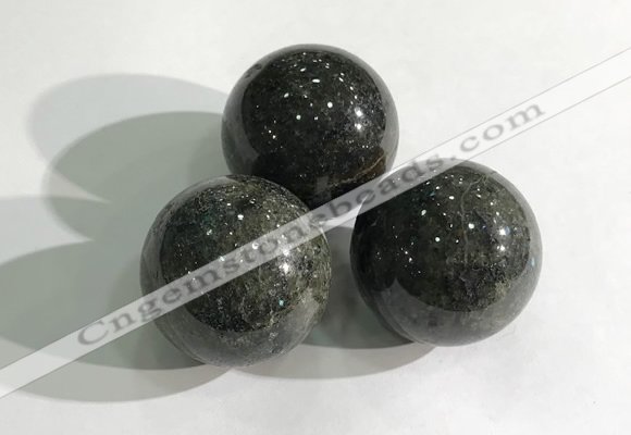 CDN1168 30mm round jasper decorations wholesale