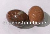 CDN1397 35*45mm egg-shaped brecciated jasper decorations wholesale