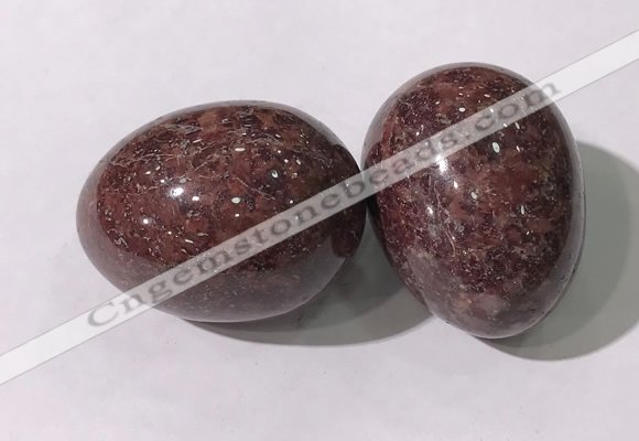 CDN1405 35*45mm egg-shaped jasper decorations wholesale