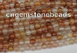 CDQ45 15.5 inches 4mm round natural red quartz beads wholesale