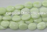 CEJ151 15.5 inches 8*10mm oval Australia lemon jade beads