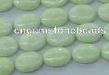 CEJ152 15.5 inches 10*14mm oval Australia lemon jade beads