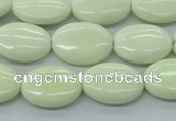 CEJ153 15.5 inches 13*18mm oval Australia lemon jade beads