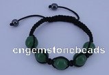 CFB517 12mm round aventurine beads adjustable bracelet wholesale