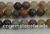 CFJ200 15.5 inches 4mm round fancy jasper beads wholesale