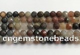 CFJ219 15.5 inches 10mm faceted round fancy jasper beads