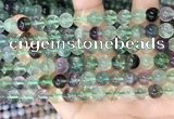 CFL1152 15.5 inches 8mm round fluorite gemstone beads