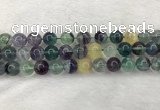 CFL1454 15.5 inches 12mm round fluorite beads wholesale