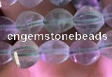 CFL416 15.5 inches 6mm faceted nuggets fluorite gemstone beads