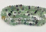CFL930 15.5 inches 6mm - 12mm round fluorite graduated beads