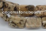 CFS16 15.5 inches 15*20mm rectangle natural feldspar gemstone beads