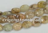 CFS201 15.5 inches 8*10mm oval natural feldspar gemstone beads