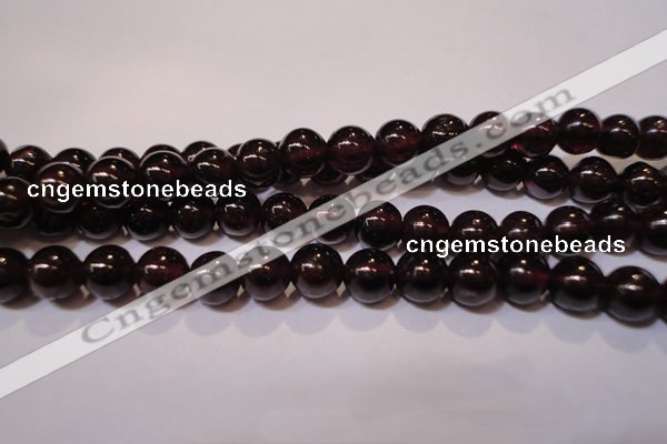 CGA353 14 inches 5mm round natural red garnet beads wholesale