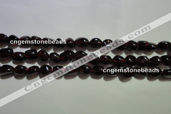 CGA416 15.5 inches 5*6mm nuggets natural red garnet beads wholesale