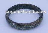 CGB212 Inner diameter 62mm fashion dyed long spar stone bangle