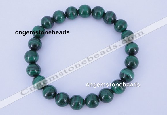 CGB223 2pcs 7.5 inches 20mm natural malachite gemstone bracelets