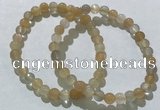 CGB4055 7.5 inches 6mm round moonstone beaded bracelets