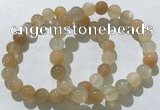 CGB4058 7.5 inches 9mm round moonstone beaded bracelets
