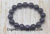 CGB5311 10mm, 12mm round grade A amethyst beads stretchy bracelets